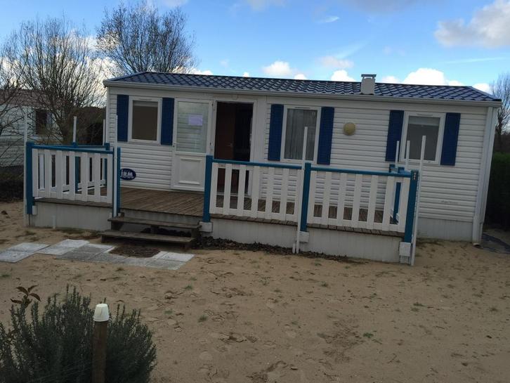 Mobilhome (caravane résidentielle), Caravans en Kamperen, Caravans, Particulier, tot en met 6, Standaardzit, Overige merken, 2 aparte bedden