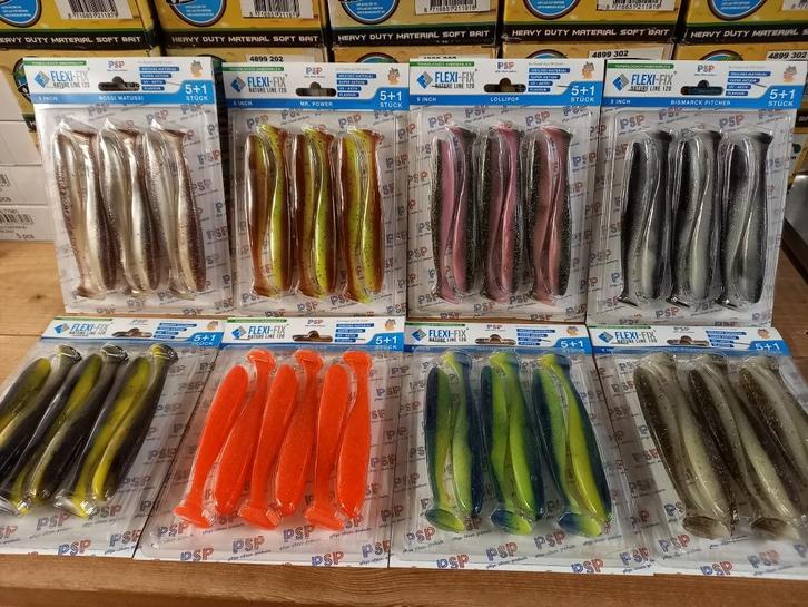 120mm Flexi-Fix Nature-Line softbaits...in 8 kleuren!, Watersport en Boten, Hengelsport | Roofvissen, Nieuw, Overige typen, Ophalen of Verzenden