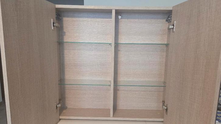 Badkamerspiegelkast, Huis en Inrichting, Badkamer | Badkamermeubels, Gebruikt, Spiegelkast, Minder dan 100 cm, 50 tot 100 cm, Minder dan 25 cm