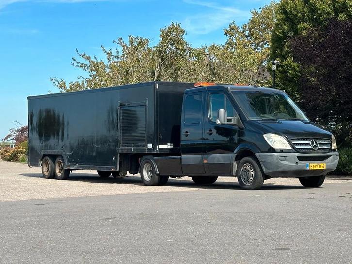 Mercedes-Benz Sprinter 518 CDI V6!DUBBEL CABINE!automaat met, Auto's, Bestelwagens en Lichte vracht, Bedrijf, Te koop, Centrale vergrendeling