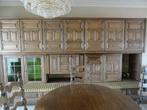 Massieve eiken eetkamer+6stoelen en uitschuifbare tafel, Huis en Inrichting, Ophalen, Gebruikt, Rustiek, 6 tot 8 stoelen
