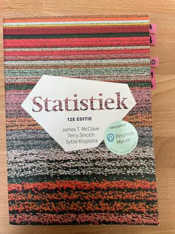 Handboek statistiek - 12de editie beschikbaar voor biedingen