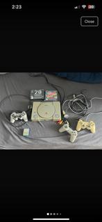 Playstation 1 3 Controllers 2 Games Memory card, Ophalen of Verzenden, Zo goed als nieuw