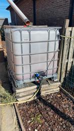 IBC tank 1000 liter met kraantje voor tuinslang, Tuin en Terras, Regentonnen, Ophalen, Zo goed als nieuw, Met kraantje