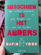 Misschien is het anders, Comme neuf, David Yoon, Enlèvement ou Envoi