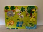 Puzzel dieren, Ophalen of Verzenden, Minder dan 10 stukjes, Gebruikt, Van hout