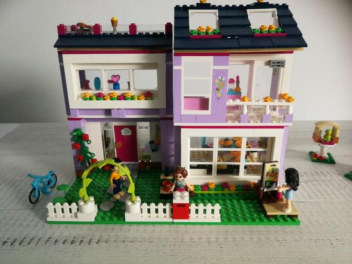 Lego Friends 41095 'Emma's Huis', Kinderen en Baby's, Speelgoed | Duplo en Lego, Zo goed als nieuw, Lego, Complete set, Ophalen of Verzenden