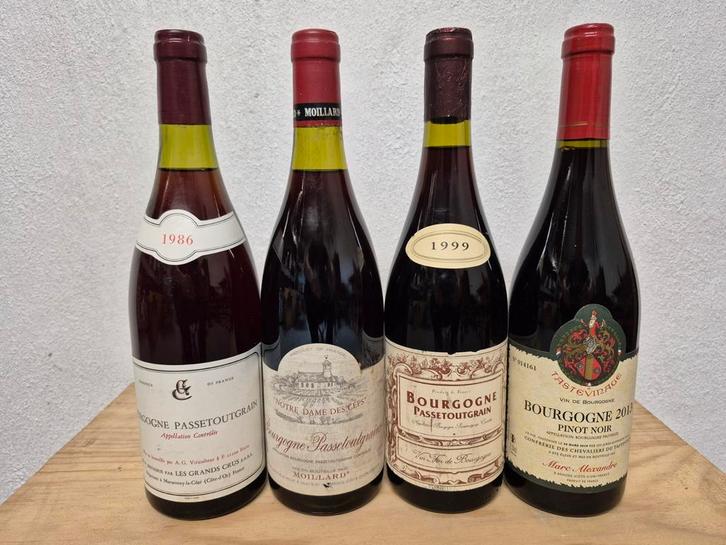 4x Rode Bourgogne (10€/fles), Verzamelen, Wijnen, Zo goed als nieuw, Rode wijn, Frankrijk, Vol, Ophalen