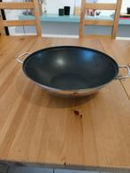 wokpan, Ophalen, Inox, Keramische plaat, Zo goed als nieuw