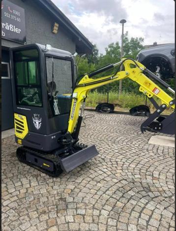 Kingway Minigraver Yama H12 Koop met cabine Joysticks Duim beschikbaar voor biedingen