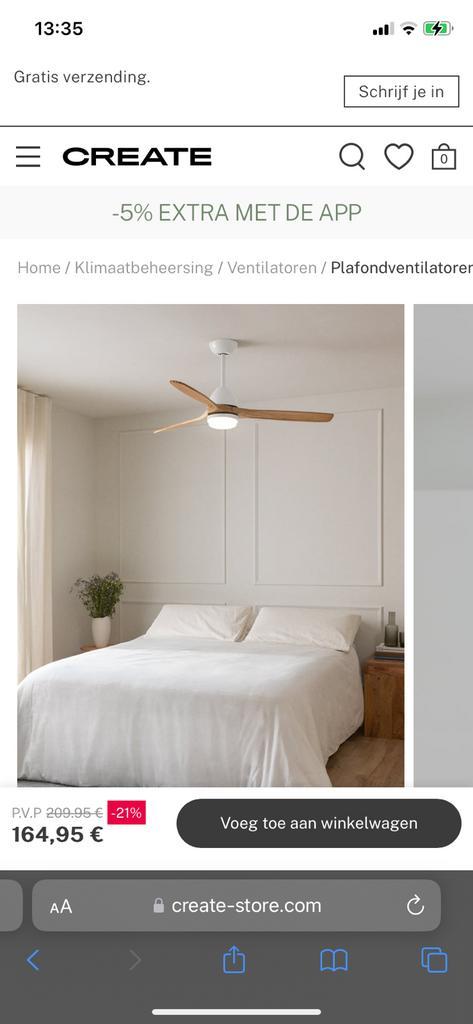 Zwarte plafondlamp met ventilator (fan), Maison & Meubles, Lampes | Plafonniers, Neuf, Enlèvement