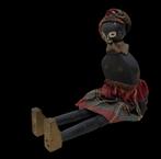 Jigger doll pop begin 1900's tartan quilt, Antiek en Kunst, Ophalen of Verzenden