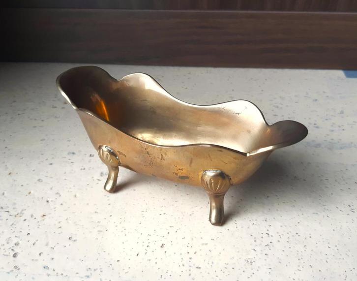 Kleine koperen bad kuip kuipje schaaltje, Antiek en Kunst, Antiek | Brons en Koper, Koper, Ophalen of Verzenden