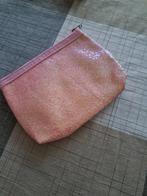 Blinkend roze zakje met rits, Handtassen en Accessoires, Toilettassen, Ophalen of Verzenden, Zo goed als nieuw, Roze, Dame