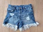 Leuke jeansshort maat 152 zo goed als nieuw, Ophalen of Verzenden, Zo goed als nieuw, Meisje, Broek