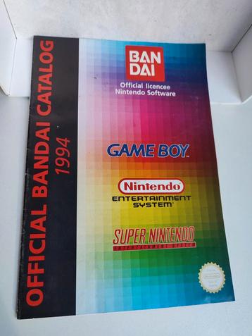 Official Bandai Catalog 1994 Nintendo