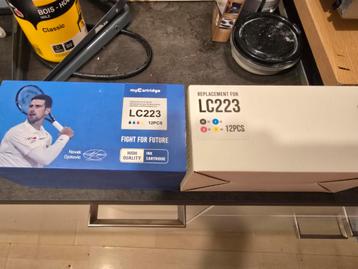 LC223 INKT 12 STUKS 4X3KLEUREN beschikbaar voor biedingen