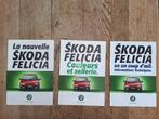 SKODA FELICIA 1995 BROCHURE 32 PAGES + COULEURS ET SELLERIE, Enlèvement ou Envoi, Utilisé, Autres marques