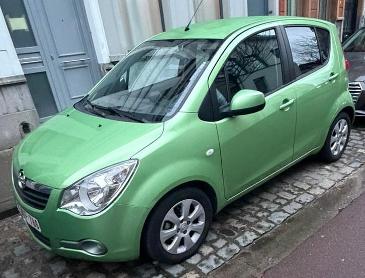 Opel Agila 1.0i 78 500 km BMW 2009, Autos, Opel, Particulier, Agila, Essence, 5 portes, Boîte manuelle, Vert, Noir, Enlèvement