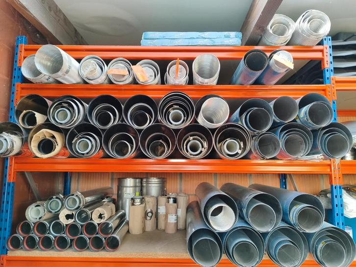 Lot de tubes en inox et Galva et flexibles en aluminium, Bricolage & Construction, Bricolage & Rénovation Autre, Enlèvement