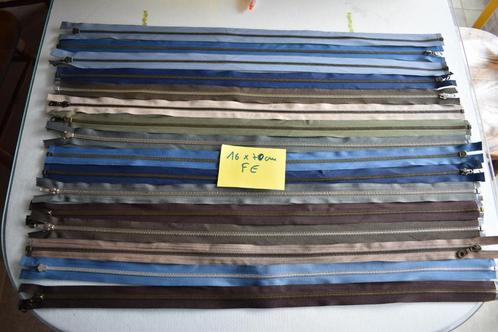 16 deelbare ijzeren ritsen 70 cm, Hobby en Vrije tijd, Naaien en Fournituren, Nieuw, Rits of Sluiting, Ophalen of Verzenden