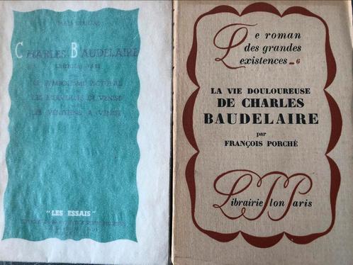 Charles Baudelaire 2 livres la vie douloureuse/critique dart, Livres, Poèmes & Poésie