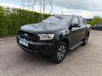 Ford Ranger 2.0 biturbo lichtevracht.5pers., Auto's, Bestelwagens en Lichte vracht, Automaat, Zwart, Vierwielaandrijving, Particulier