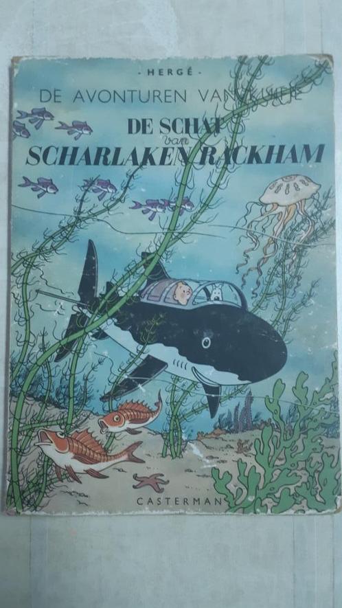 Kuifje - De schat van Scharlaken  Rackham, Boeken, Stripverhalen, Gelezen, Eén stripboek, Ophalen of Verzenden