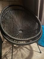 2 terrasstoelrn zwart, Tuin en Terras, Tuinstoelen, Ophalen, Zo goed als nieuw