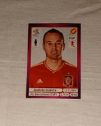 Autocollants Andrés Iniesta - Euro 2012, Enlèvement ou Envoi, Comme neuf, Plusieurs autocollants