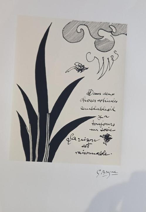 George Braque Lithografische affiches, Antiek en Kunst, Kunst | Litho's en Zeefdrukken, Ophalen of Verzenden