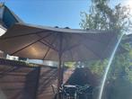 Houten tuinparasol 3,5m diameter, Ophalen, Gebruikt