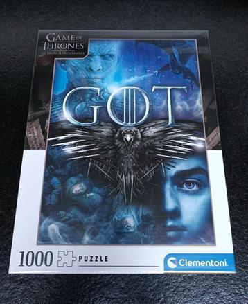 Puzzle - Game of Thrones - 1000 pièces (nouveau), Envoi, Neuf, Clementoni