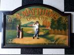 Enseigne St Matthews Golf Club en bois peint, Sports & Fitness, Golf, Autres marques, Autres types, Enlèvement, Utilisé