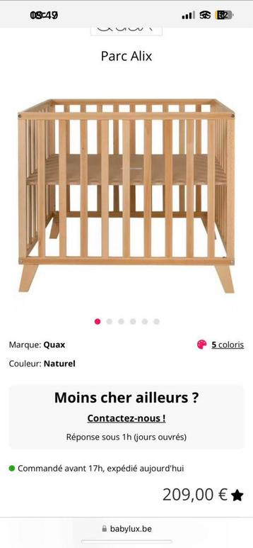 Parc Alix Quax, Enlèvement, Comme neuf