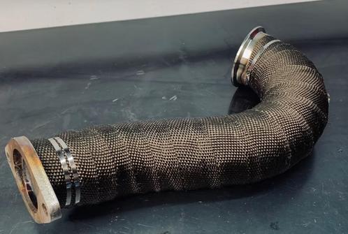 Abarth 595 decat downpipe met heatwrap, Auto-onderdelen, Uitlaatsystemen, Gebruikt, Ophalen of Verzenden
