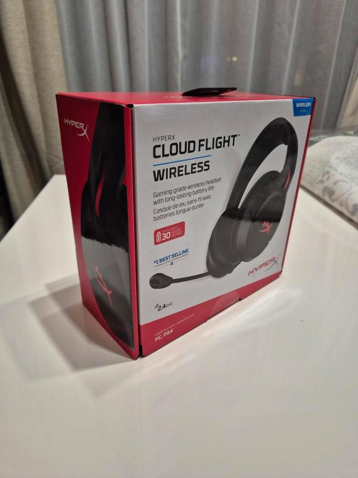 HyperX Cloud Flight draadloos, Audio, Tv en Foto, Hoofdtelefoons, Nieuw, Op oor (supra aural), Overige merken, Draadloos, Ophalen of Verzenden