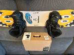 Bataleon MiniShred snowboard set – incl bindingen & boots, Sports & Fitness, Snowboard, Enlèvement, Comme neuf, Fixations
