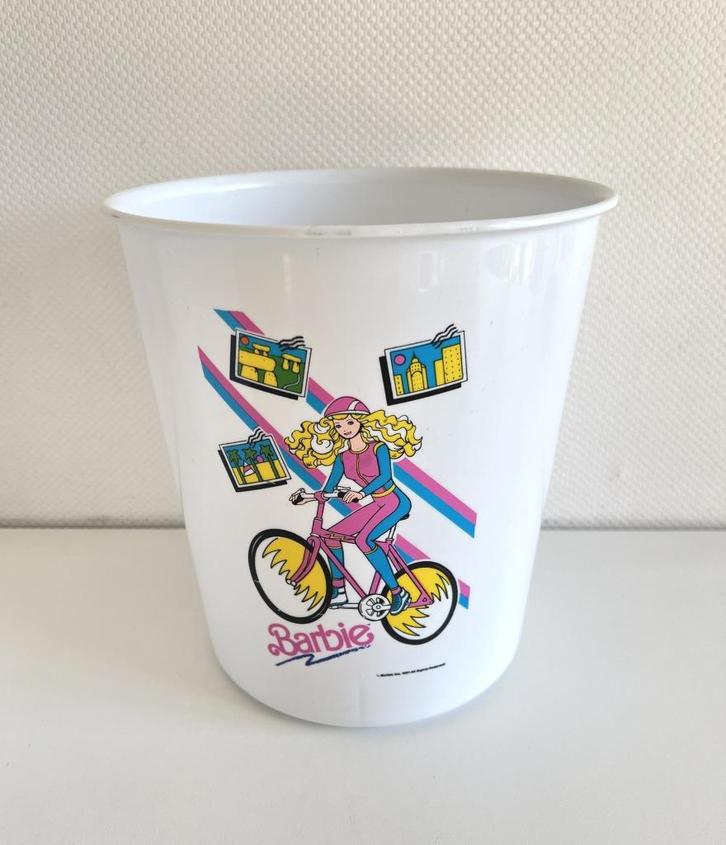 Petite poubelle Barbie - Mattel 1991, Verzamelen, Poppen, Gebruikt, Overige typen, Ophalen of Verzenden