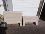 Zeer degelijk 1persoonsbed, Huis en Inrichting, Slaapkamer | Bedden, Ophalen, 90 cm, Eenpersoons, Beige