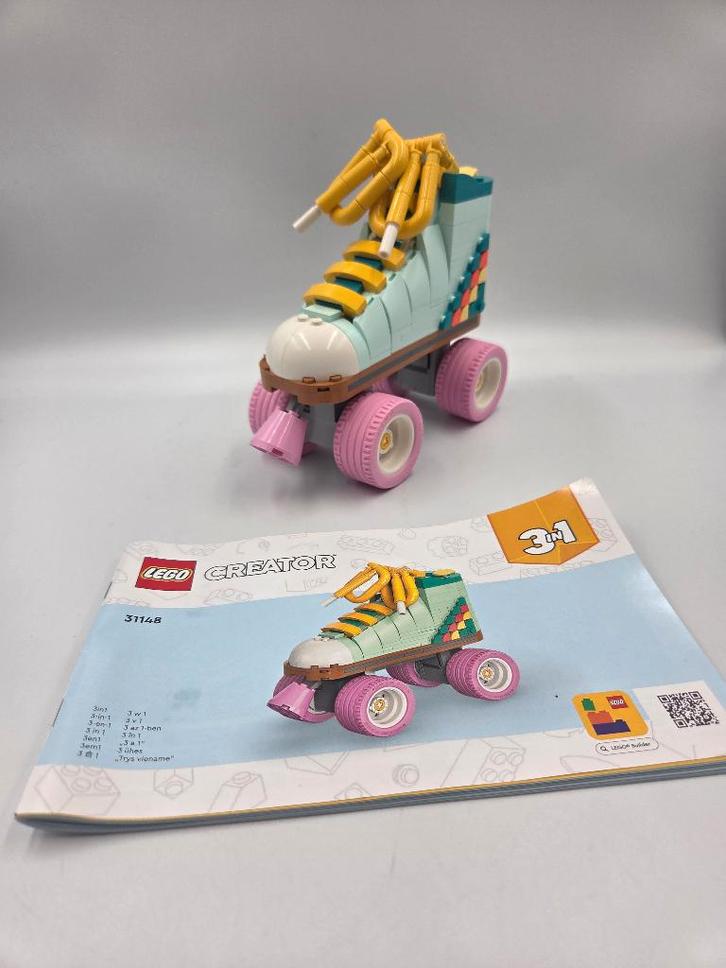Patin à roulettes rétro Lego Creator 21148, Enfants & Bébés, Jouets | Duplo & Lego, Comme neuf, Lego, Ensemble complet, Enlèvement ou Envoi