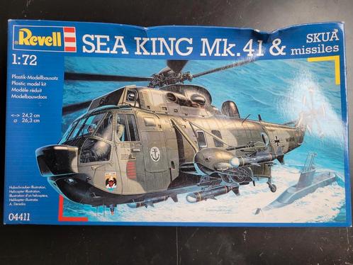 Revell Sea King Mk.41 & SKUA missiles 1:72 Sealed, Hobby en Vrije tijd, Modelbouw | Vliegtuigen en Helikopters, Zo goed als nieuw