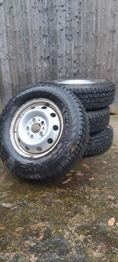 Spijkerbanden 5x130, 16 inch, fiat ducato, 215 75 16, Auto-onderdelen, Banden en Velgen, Velg(en), Winterbanden, 16 inch, Ophalen