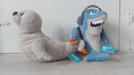 Magnus the shark & Lilly the seal, knuffels Sealife, Comme neuf, Autres types, Enlèvement