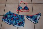 2-delig bikinibadpak en blauwe shorts T164 of 13/14A, Meisje, Sport- of Zwemkleding, Ophalen of Verzenden, Zo goed als nieuw