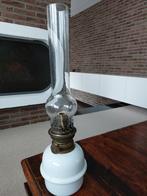 witte porseleinen olielamp mooi intact, Antiek en Kunst, Ophalen