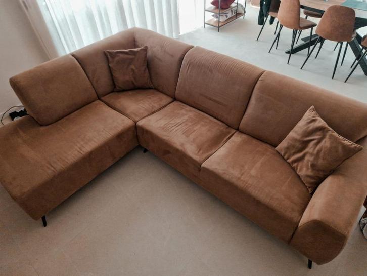 Hoekzetel Richter Young Design Deba, Huis en Inrichting, Zetels | Voetbanken en poefs, Gebruikt, 125 cm of meer, 125 cm of meer