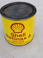 vintage olieblik Shell Retinax A, Verpakking, Gebruikt, Ophalen of Verzenden