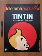 Affiche Tintin Télérama hors-série (2003), Ophalen of Verzenden, Zo goed als nieuw, Eén stripboek, Hergé