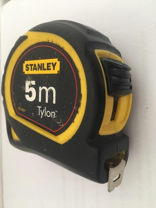 Mètre ruban 5 m Stanlay: avec une largeur de 19 mm., Doe-het-zelf en Bouw, Meetapparatuur, Zo goed als nieuw, Afstand, Ophalen
